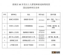 汕头澄海区60岁及以上人群新冠疫苗接种通告