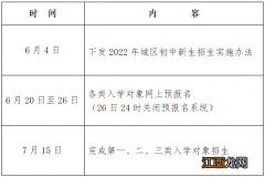 2022绍兴诸暨城区初中新生招生实施办法