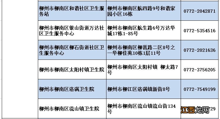 柳州预防接种门诊什么时候恢复上班 柳州疫苗接种点上班时间