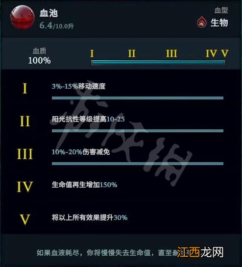 吸血鬼崛起100%血质方法