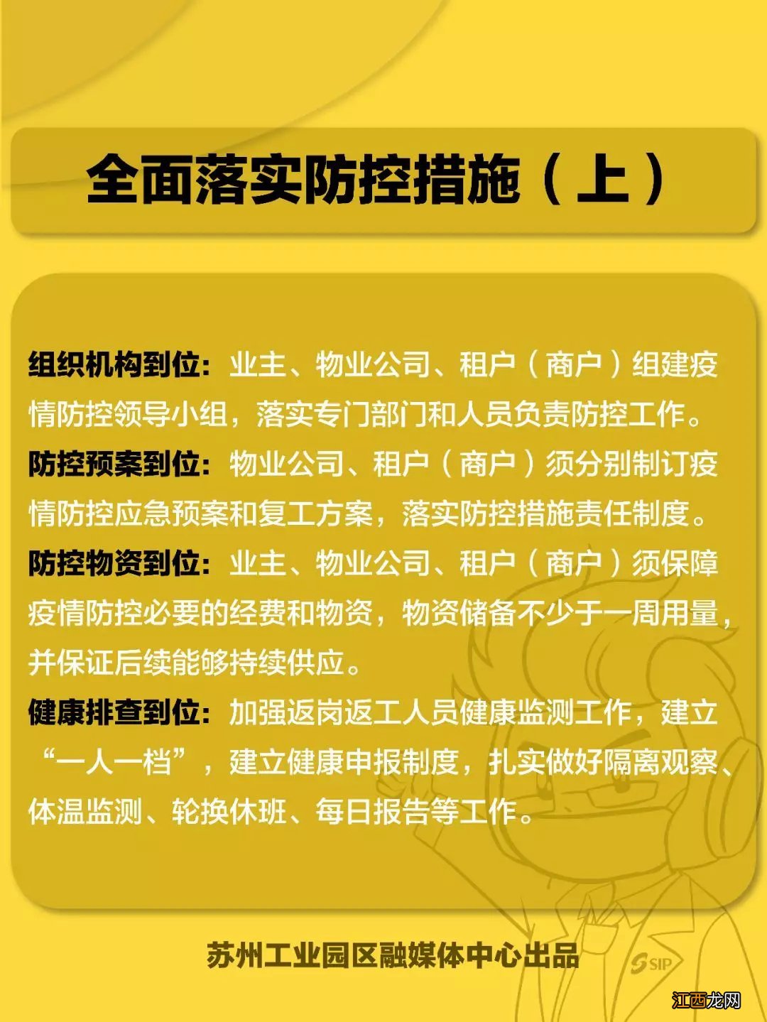 复工后苏州园区商务楼宇和载体应该注意什么？