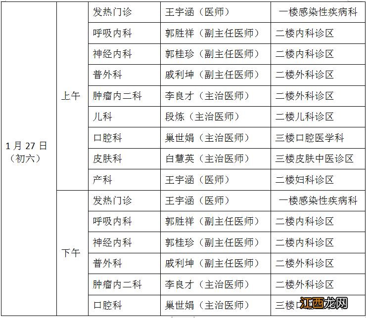 附时间表 青海省第五人民医院2023春节假期上班吗？