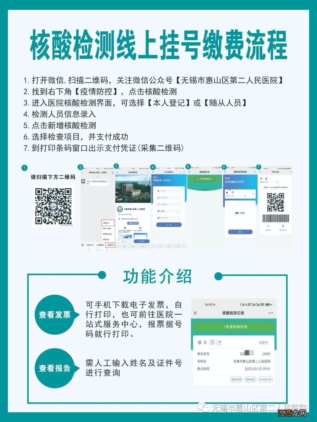 地点+电话 无锡惠山区第二人民医院核酸检测指南