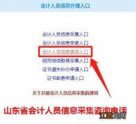 泰安会计信息采集审核结果查询入口在哪 泰安会计信息采集审核结果查询入口