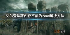 艾尔登法环内存不能为read解决方法