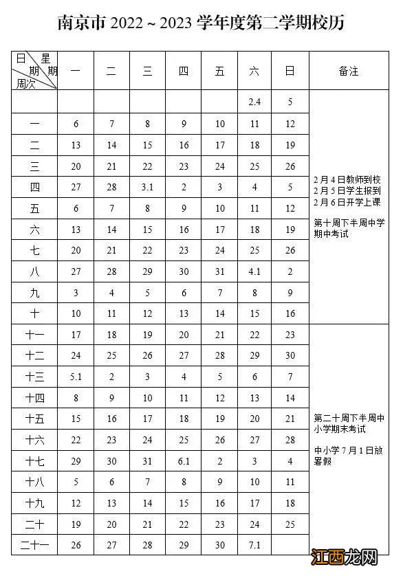 南京小学下学期开学时间 南京小学学生开学时间最新消息2023