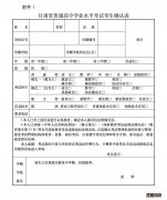 2022年夏季甘肃高中学业水平考试报名指南