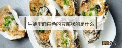 生蚝里面白色的豆腐状的是什么 生蚝里面乳白色的是什么