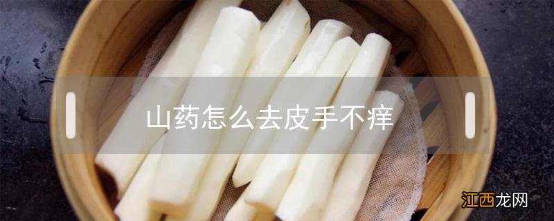 山药怎么去皮不会手痒 山药怎么去皮手不痒