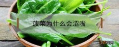 菠菜为什么会涩嘴 菠菜嘴里涩