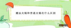 潮汕火锅和普通火锅有什么区别呢 潮汕火锅和普通火锅有什么区别