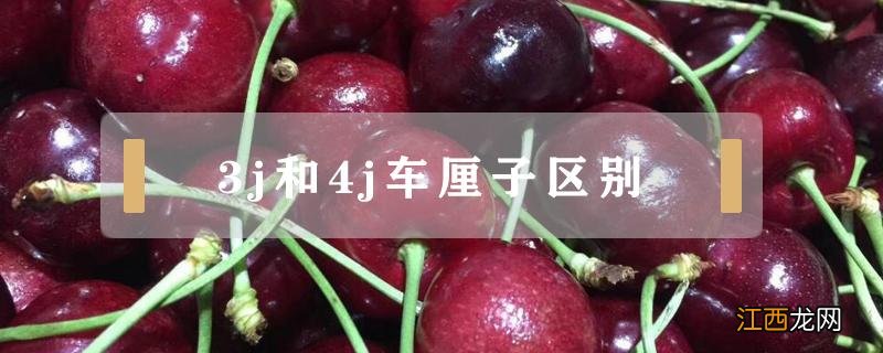 3j和4j车厘子区别 车厘子2j和4j有什么区别