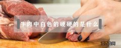 牛肉中白色的硬硬的是什么 牛肉上白色硬硬的