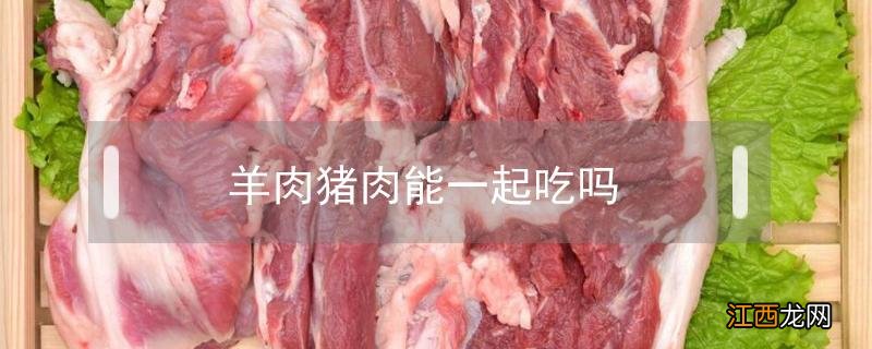 猪肉可以和羊肉一起吃吗 羊肉猪肉能一起吃吗