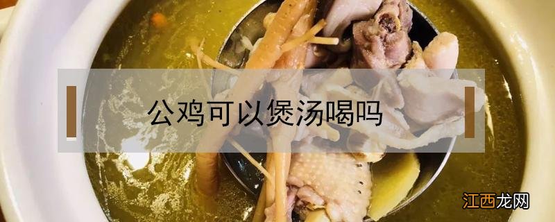 公鸡可以煲汤喝吗 公鸡能煲汤喝吗