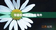 学籍在线验证报告海外可以用吗 学籍在线验证报告海外