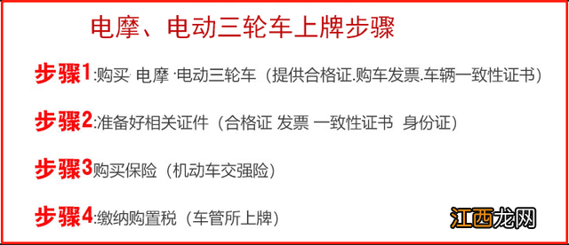 如何办理电动车牌照 电动车如何上牌照