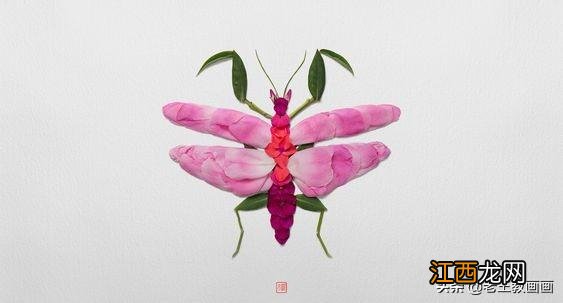 树叶手工粘贴画秋天主题 树叶手工粘贴画