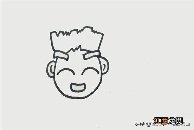 幸福一家人简笔画 一家人简笔画