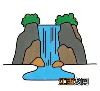 山脉简笔画大全 山脉简笔画