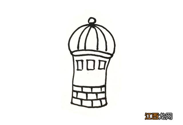 儿童城堡简笔画 颜色 儿童城堡简笔画