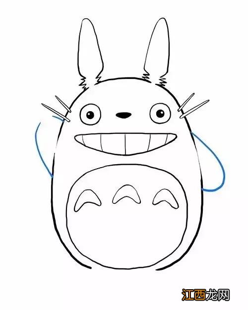 龙猫怎么画视频 龙猫怎么画