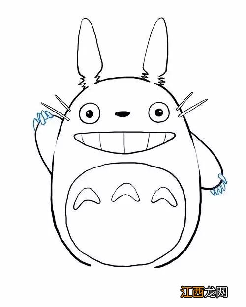 龙猫怎么画视频 龙猫怎么画