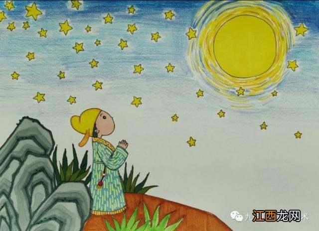 望天门山古诗配画图片 诗配画图片