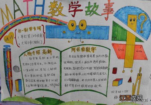 数学乐园手抄报二年级上册 数学乐园手抄报