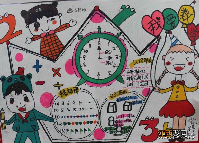 数学乐园手抄报二年级上册 数学乐园手抄报