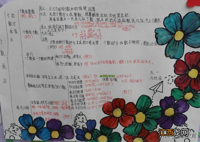 数学乐园手抄报二年级上册 数学乐园手抄报