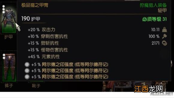 《巫师3：狂猎》极品猫学派套装属性解析攻略