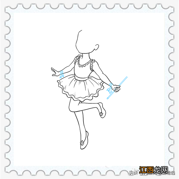 小天使简笔画带翅膀 小天使简笔画