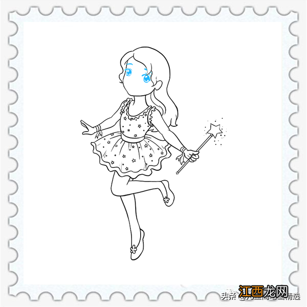 小天使简笔画带翅膀 小天使简笔画