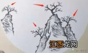 桂林山水简笔画 彩色 桂林山水简笔画