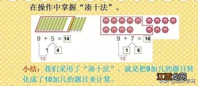 一年级凑十法怎么做 凑十法怎么做