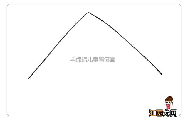 一家三口放风筝的简笔画 风筝的简笔画