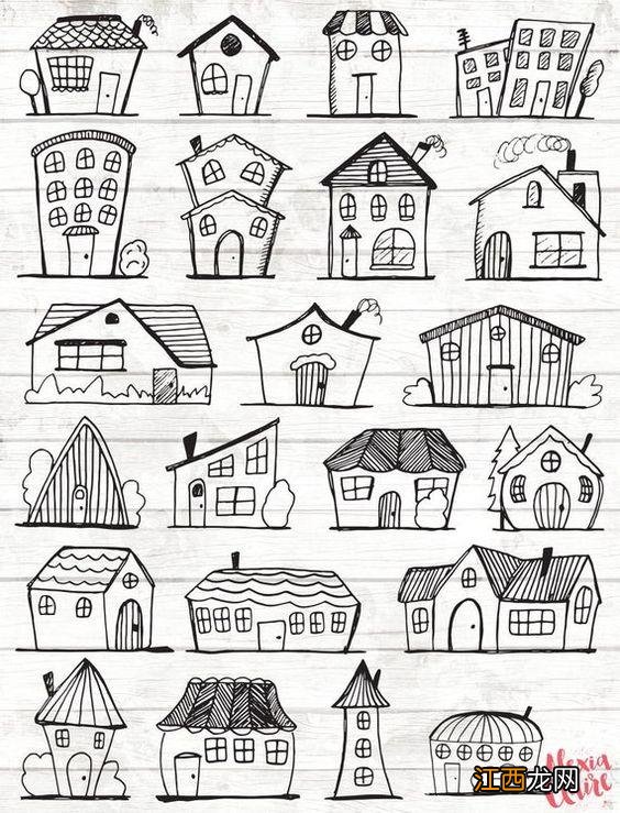 画房子简单又漂亮 画画房子