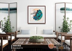 关于沙发背景墙装饰画挑选，其实并非想象中那样困难