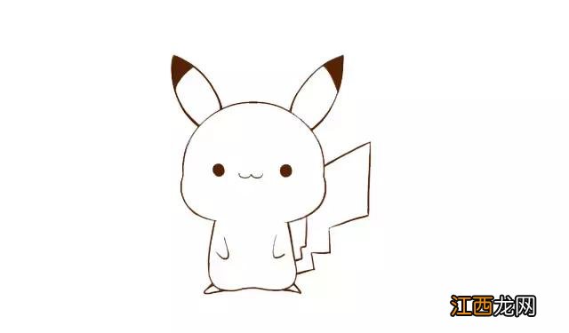 神奇宝贝简笔画皮卡丘 神奇宝贝简笔画