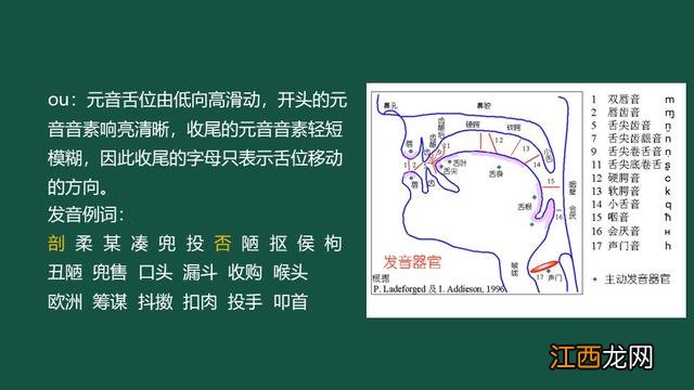 拼音如何拼读 拼音ou怎么发音