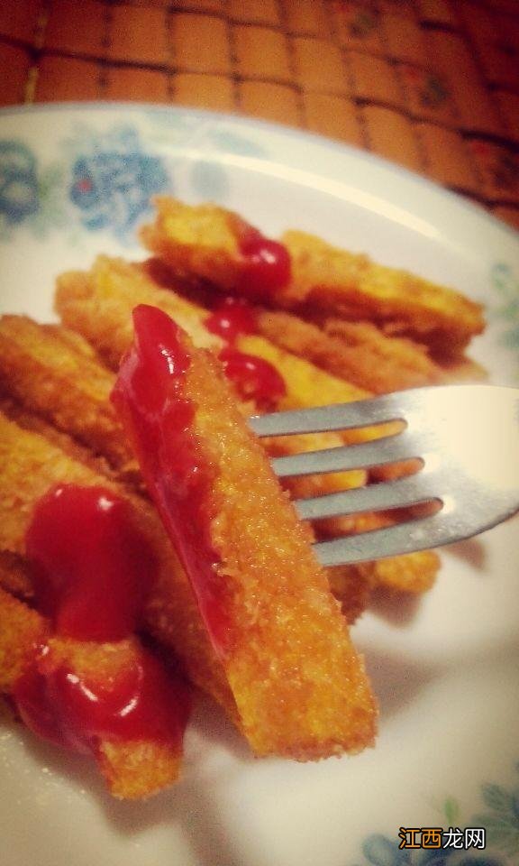 酥炸南瓜条的做法视频窍门 炸南瓜条的做法