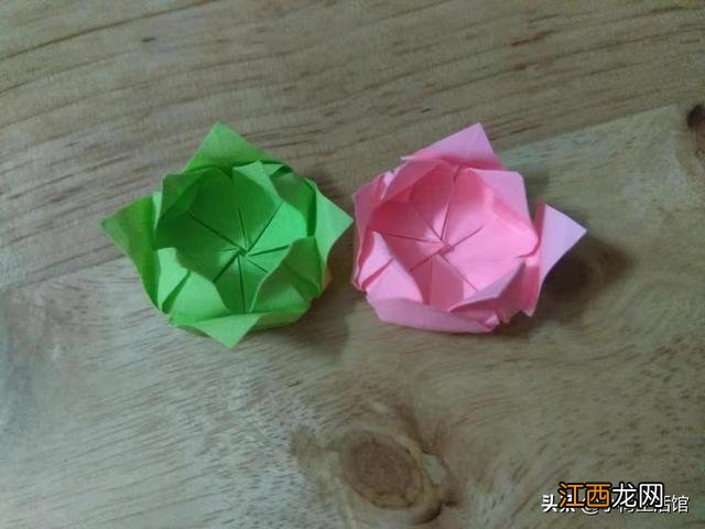 莲花的折法图解视频 莲花的折法