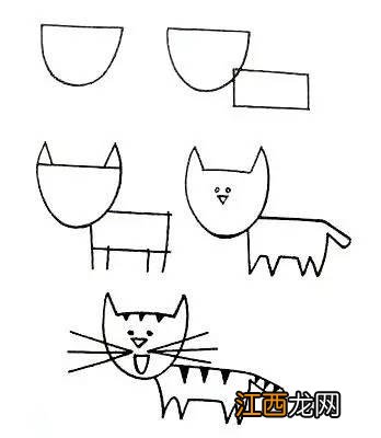 怎样画猫 猫咪怎么画简笔画