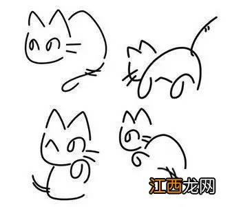 怎样画猫 猫咪怎么画简笔画