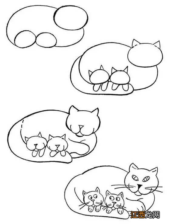 怎样画猫 猫咪怎么画简笔画