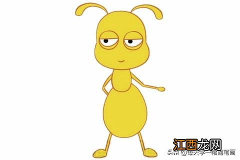 简笔画蚂蚁搬家 简笔画蚂蚁