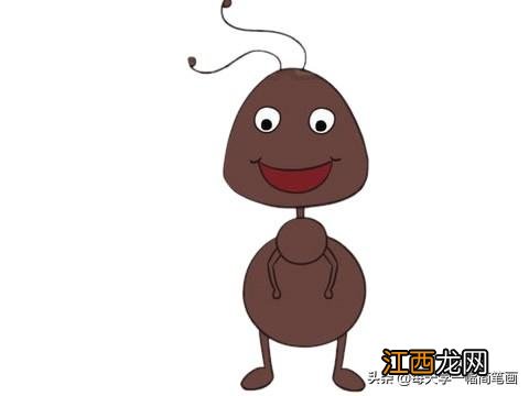 简笔画蚂蚁搬家 简笔画蚂蚁