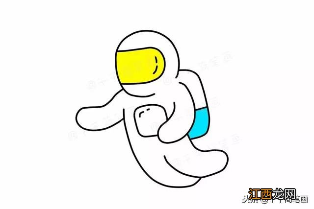 太空简笔画彩色 太空简笔画