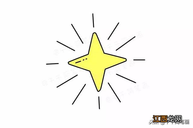 太空简笔画彩色 太空简笔画